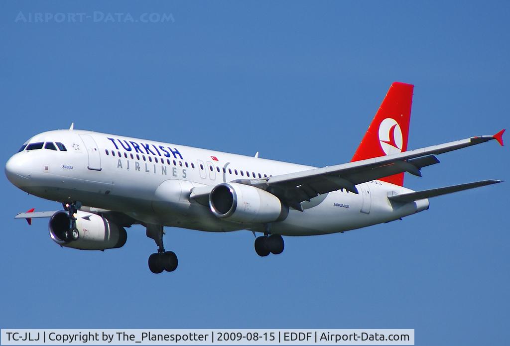 TC-JLJ, 2003 Airbus A320-232 C/N 1856, Turkish Airlines is now more and more Airbus Customer when You take a close look at their Renewed Fleet.
