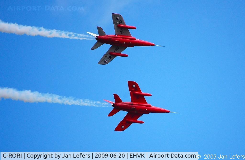 G-RORI, 1963 Hawker Siddeley Gnat T.1 C/N FL549, XR538+XS111 Hawker Sideley Gnat T1