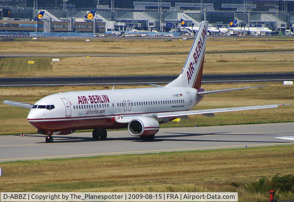 D-ABBZ, 2001 Boeing 737-85F C/N 30478, Another Old Coloured AB Aircraft.