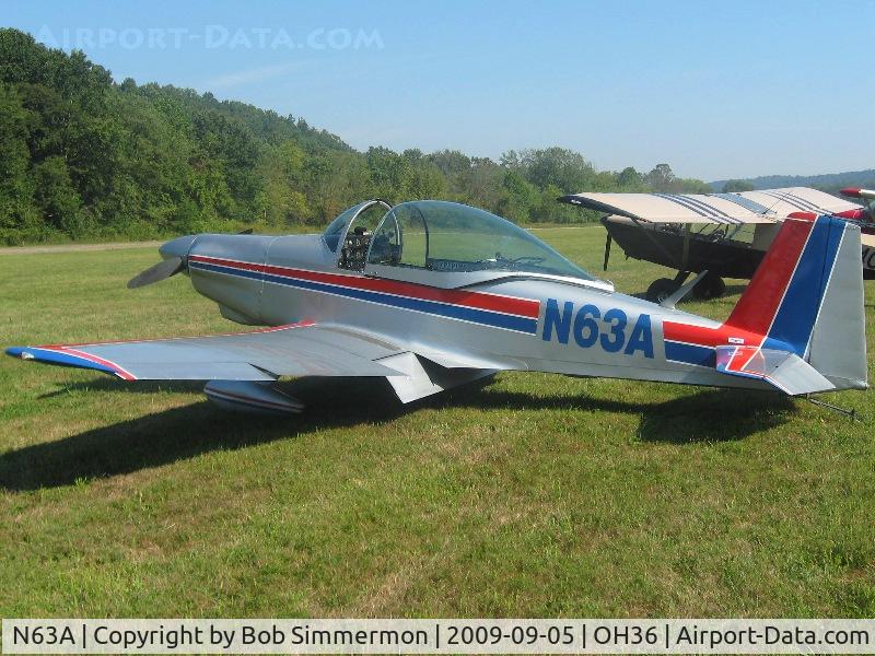 N63A, 1990 Bushby Mustang II C/N M-II-784, EAA breakfast fly-in at Zanesville, Ohio