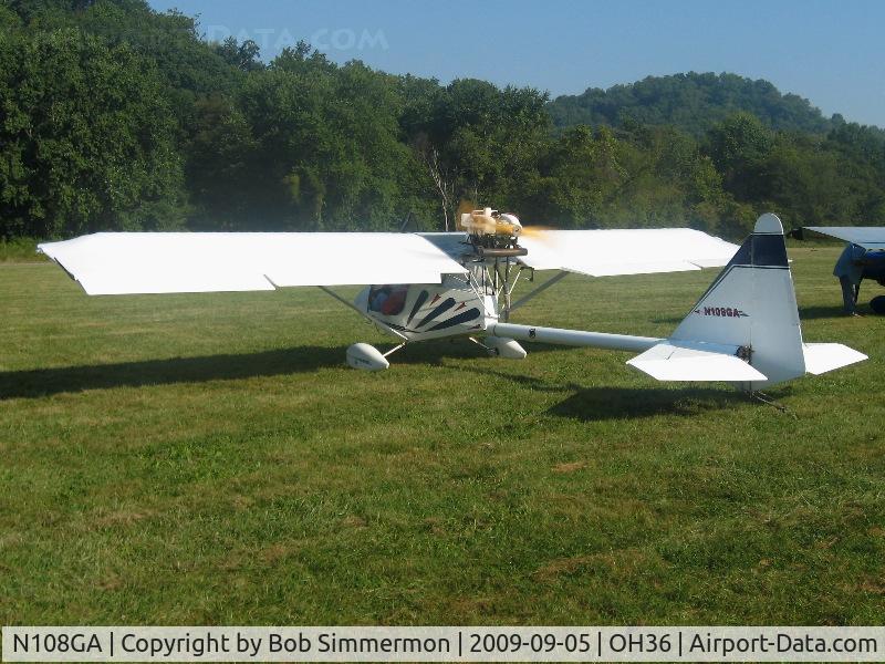 N108GA, 2002 Kolb Twinstar Mk III C/N MT00100023, EAA breakfast fly-in at Zanesville, Ohio