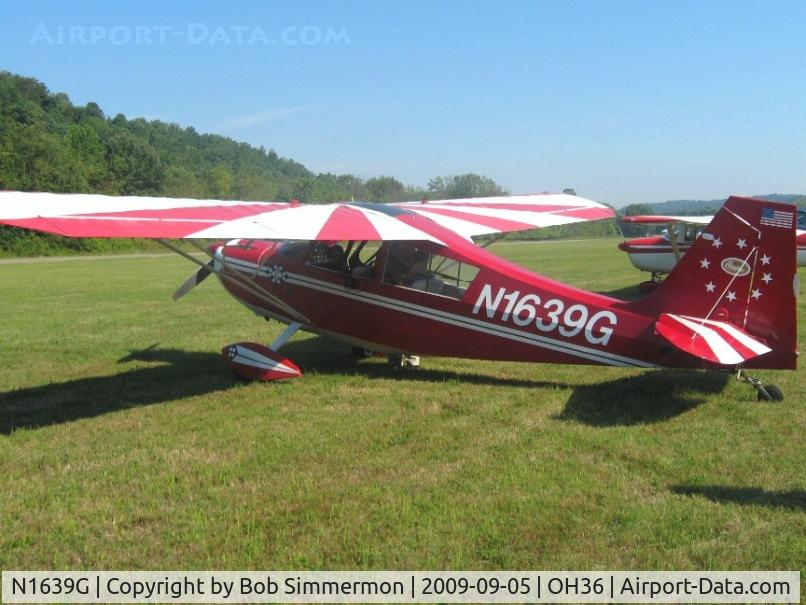 N1639G, 1968 Champion 7KCAB C/N 115, EAA breakfast fly-in at Zanesville, Ohio