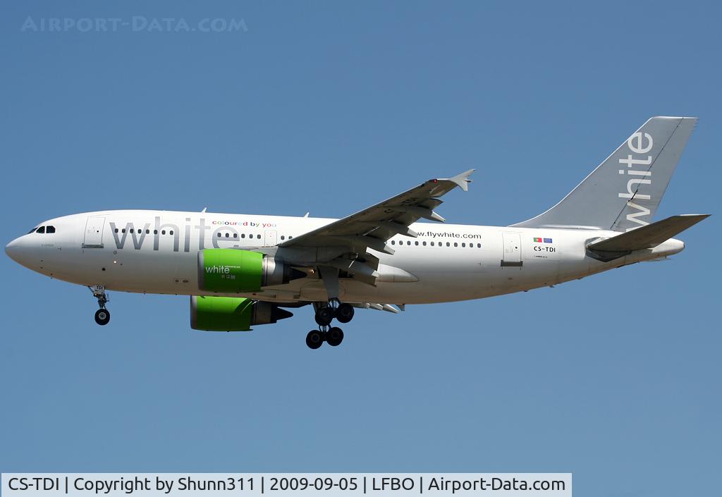 CS-TDI, 1991 Airbus A310-308 C/N 573, Landing rwy 32L for Royal Air Maroc...