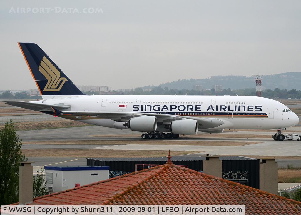 F-WWSG, 2009 Airbus A380-841 C/N 045, C/n 045 - To be 9V-SKJ