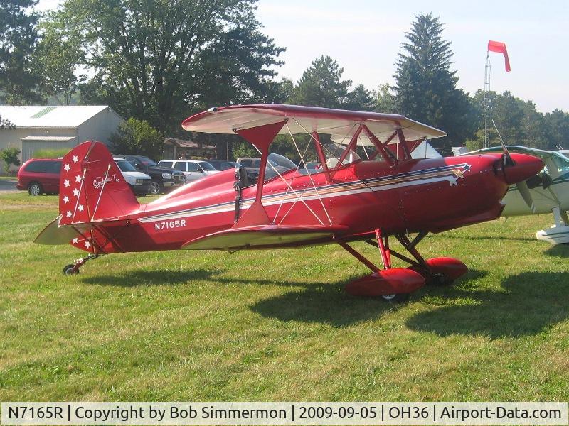 N7165R, 1990 Stolp SA-300 Starduster Too C/N 552-A, EAA breakfast fly-in at Zanesville, Ohio