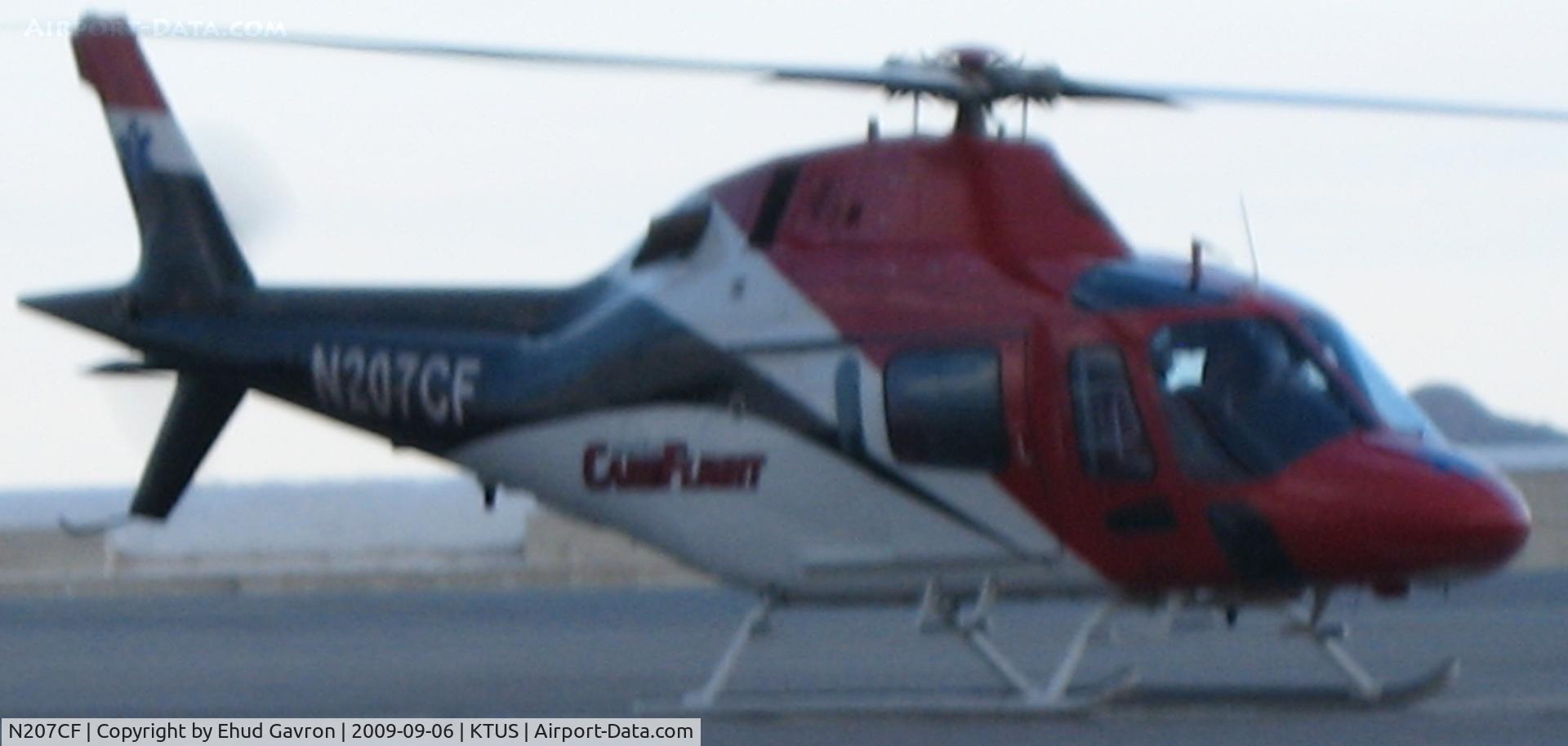 N207CF, 2000 Agusta A-119 C/N 14006, CareFlight's N207CF about to lift off