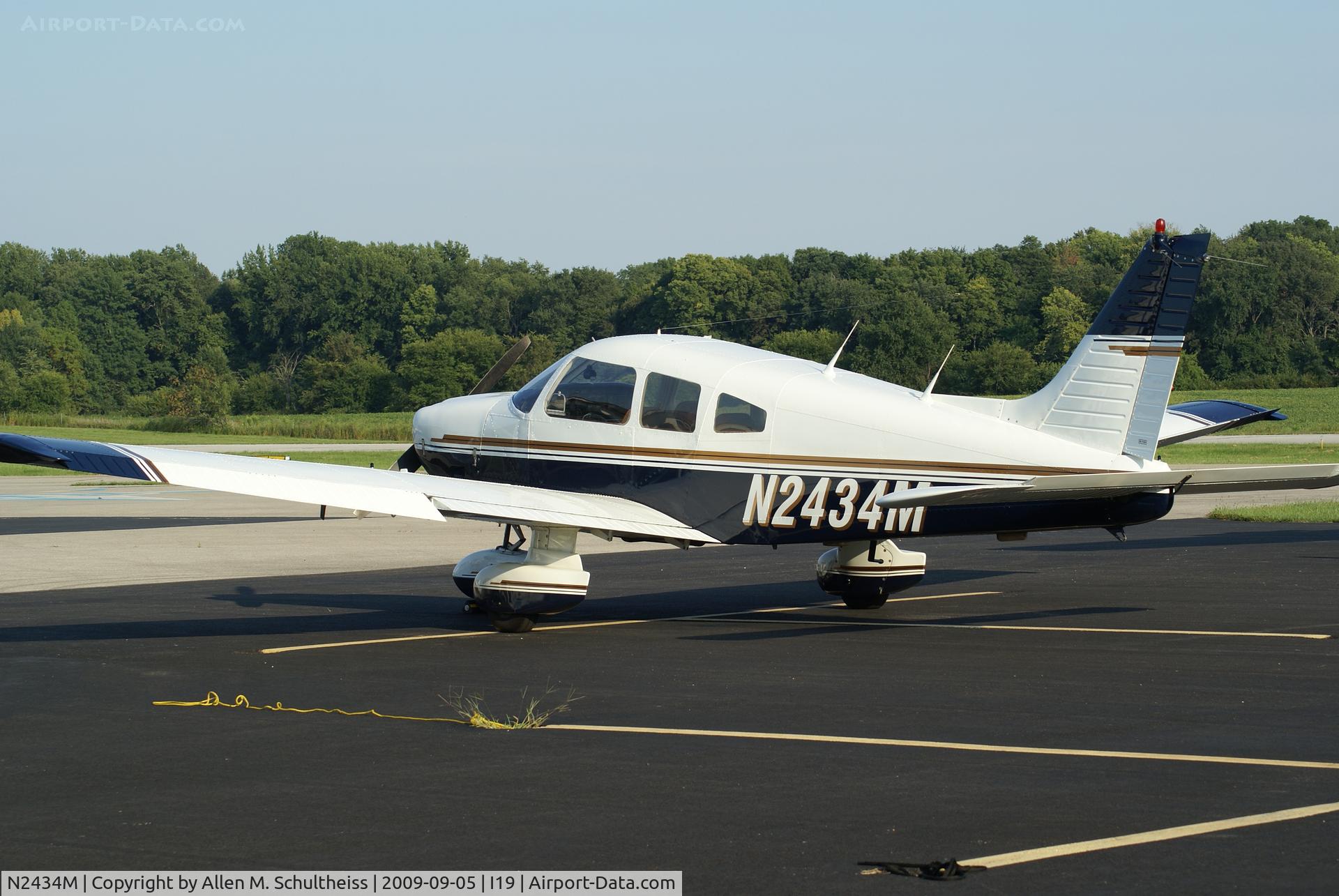 N2434M, 1977 Piper PA-28-181 C/N 28-7890251, 1974 PA-28-181