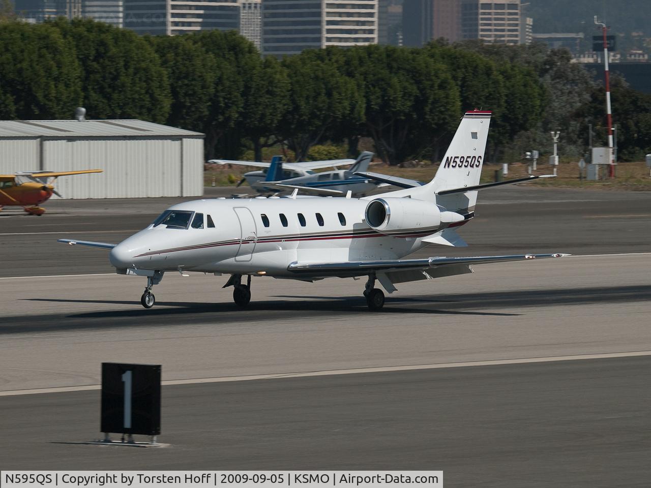 N595QS, 2007 Cessna 560XL Citation XLS C/N 560-5712, N595QS arriving on RWY 21