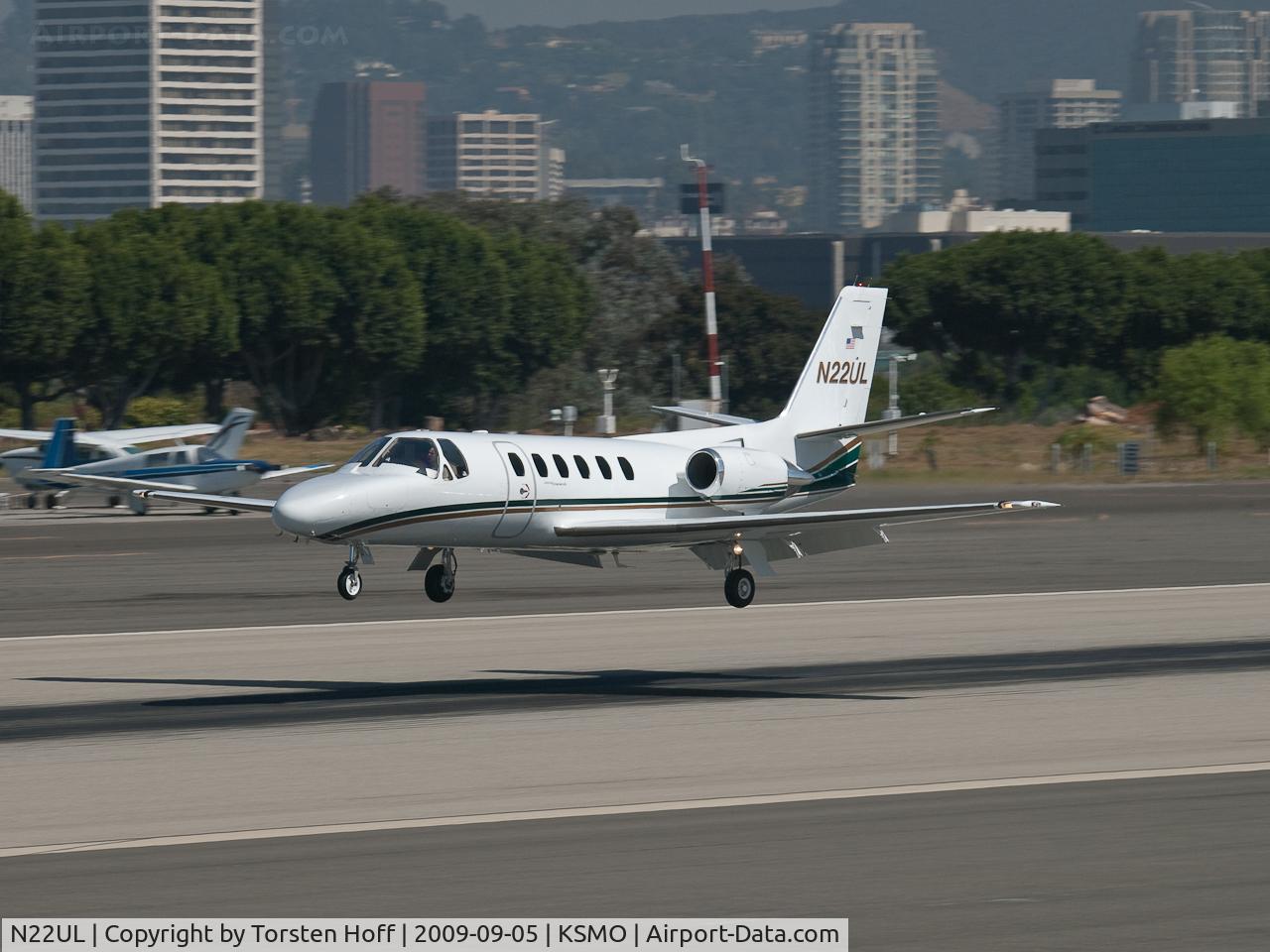 N22UL, 1985 Cessna S550 Citation IIS C/N S550-0039, N22UL arriving on RWY 21
