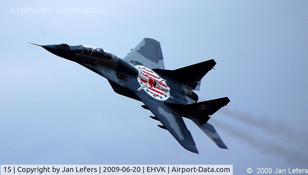 15, Mikoyan-Gurevich MiG-29A C/N N50903014615, Mig-29 Poland Air Force