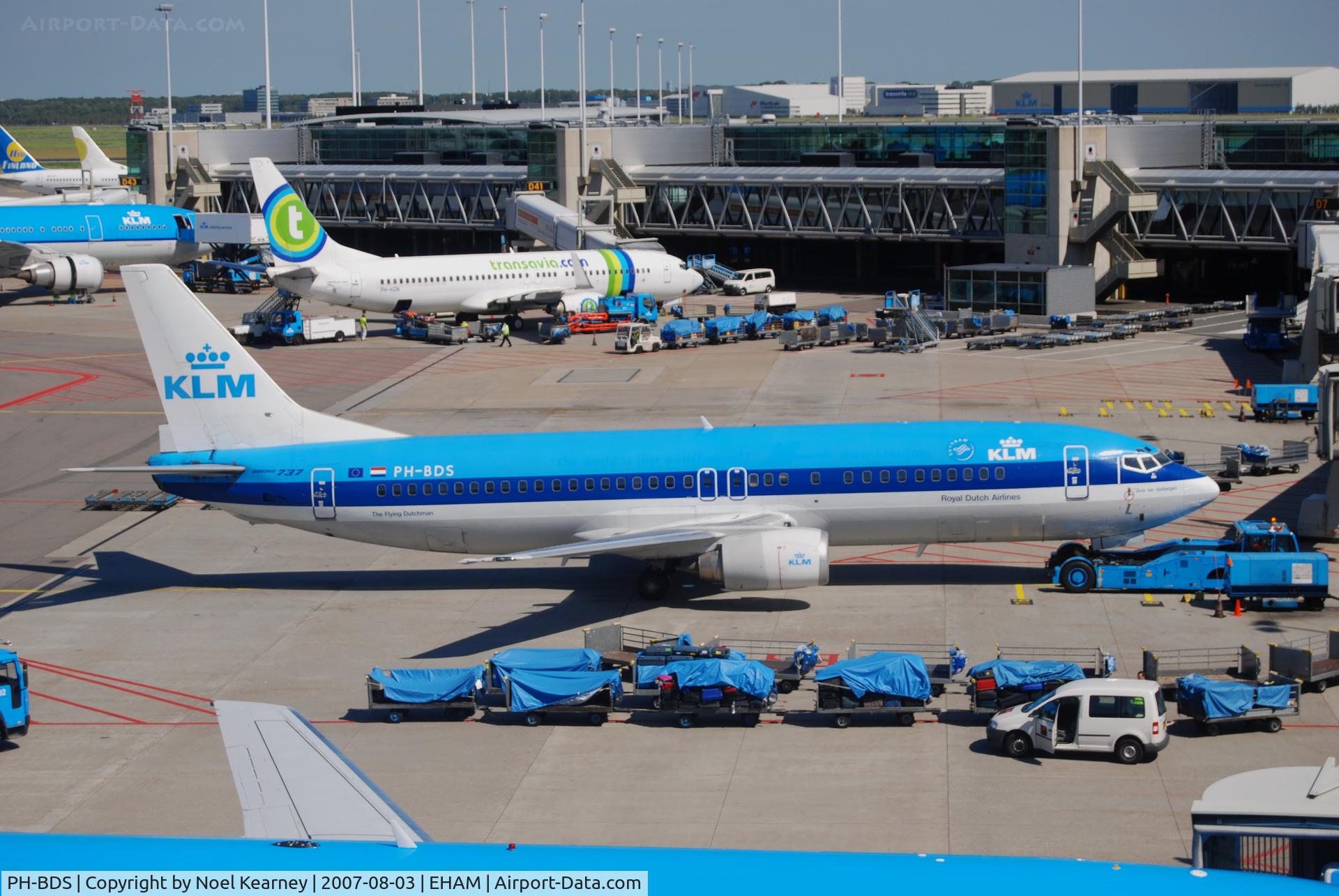 PH-BDS, 1989 Boeing 737-406 C/N 24529, From viewing terrace