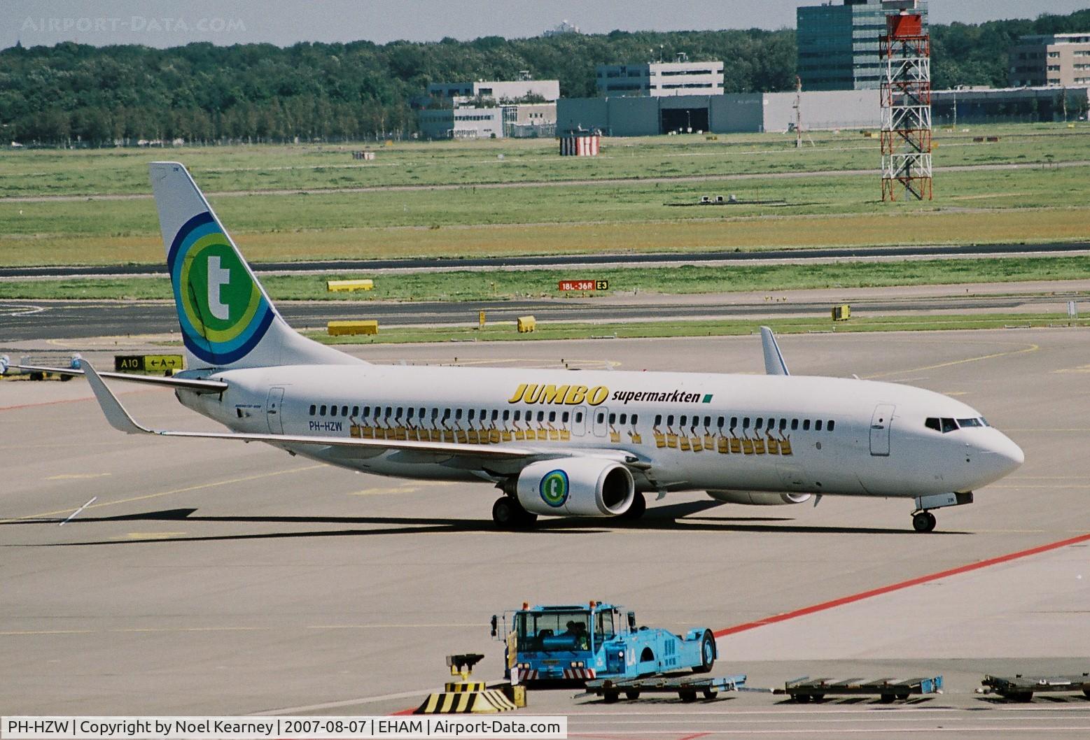 PH-HZW, 2002 Boeing 737-8K2 C/N 29345, From viewing terrace