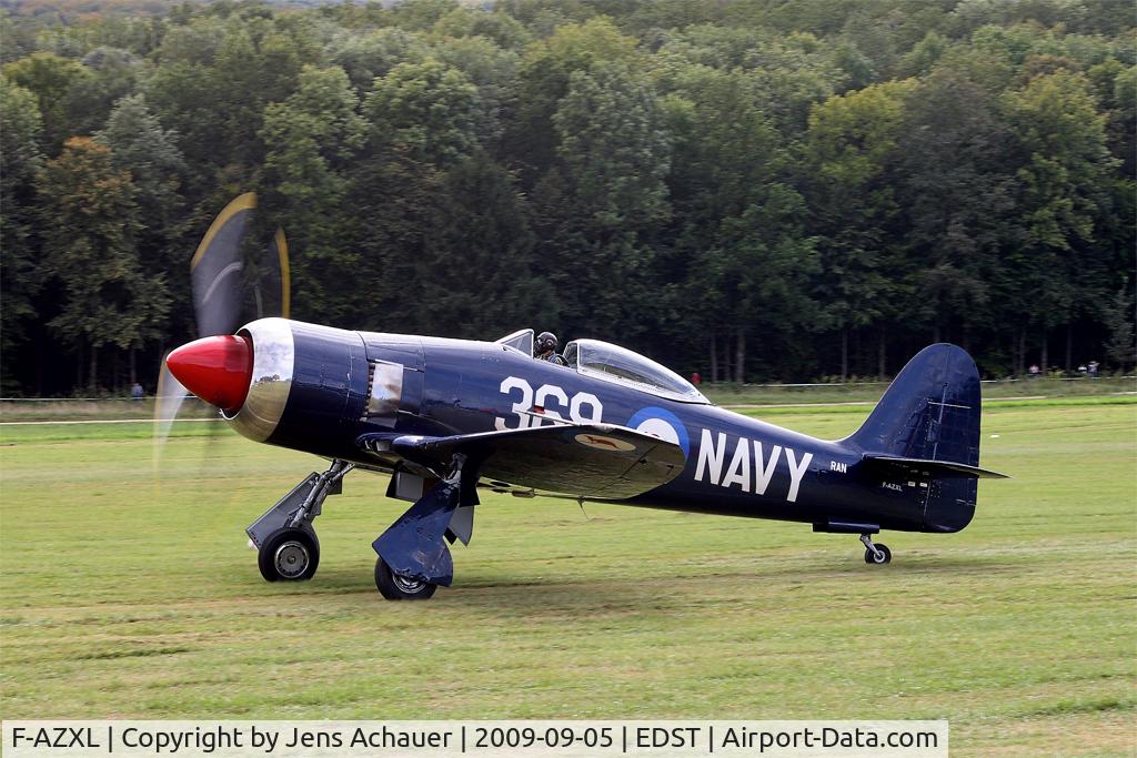 F-AZXL, 1948 Hawker Fury FB.10 C/N 37514/ISS20, Hawker Sea Fury FB.11