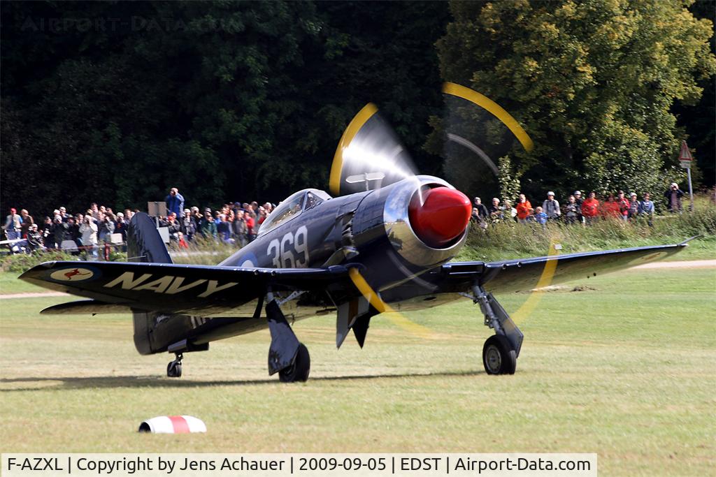 F-AZXL, 1948 Hawker Fury FB.10 C/N 37514/ISS20, Hawker SEA FURY TMK 20, c/n: 37514