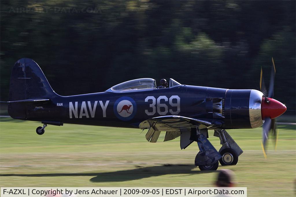 F-AZXL, 1948 Hawker Fury FB.10 C/N 37514/ISS20, Hawker SEA FURY TMK 20, c/n: 37514