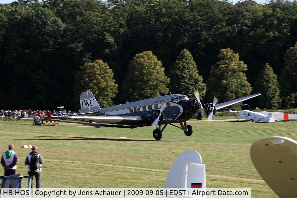 HB-HOS, 1939 Junkers Ju-52/3m g4e C/N 6580, 1939 Junkers Flugzeugbau JU-52/3m g4e, c/n: 6580