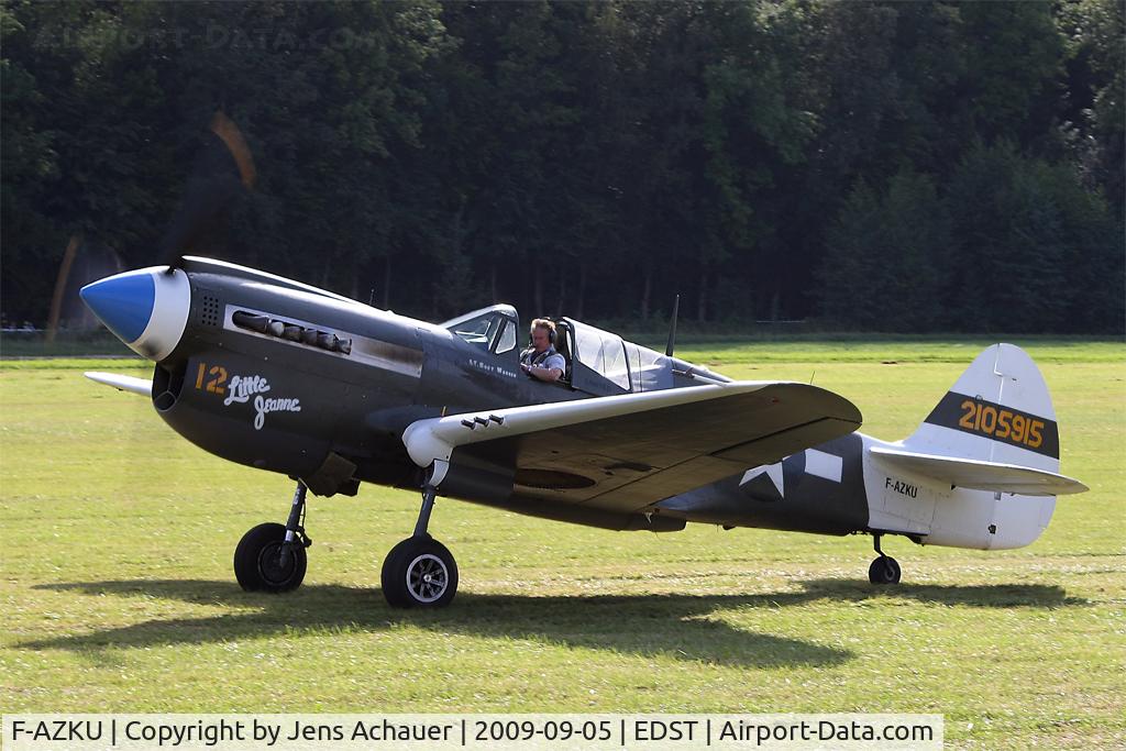 F-AZKU, 1942 Curtiss P-40N Warhawk C/N 29677, Private Curtiss P-40N Kittyhawk