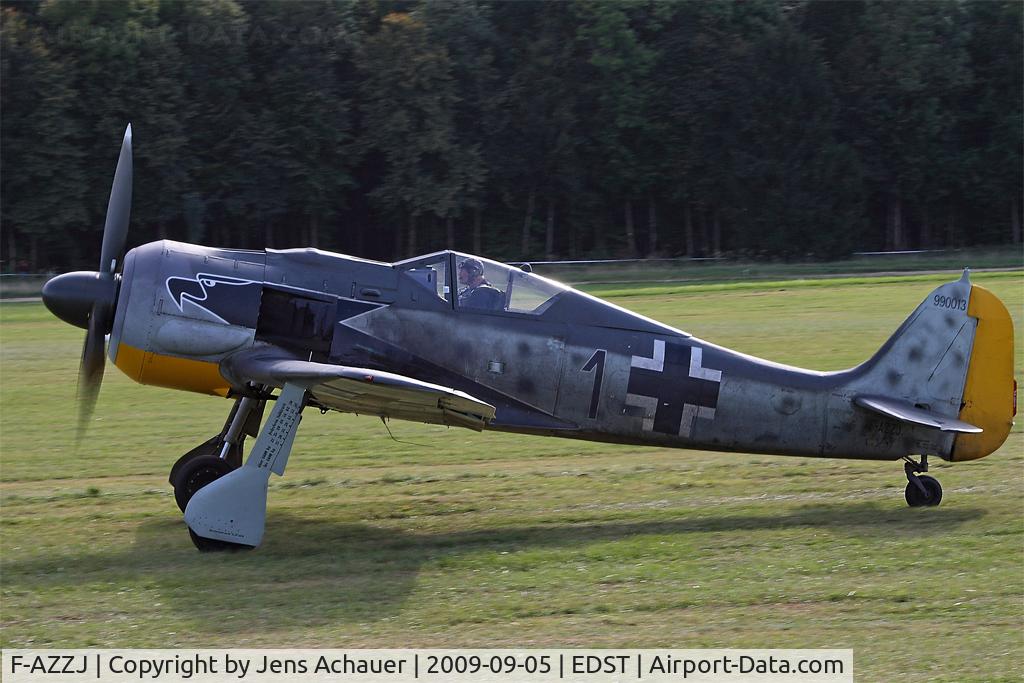 F-AZZJ, Flugwerk Fw 190-A8/N Replica C/N 990013, Focke-Wulf Fw190A-8