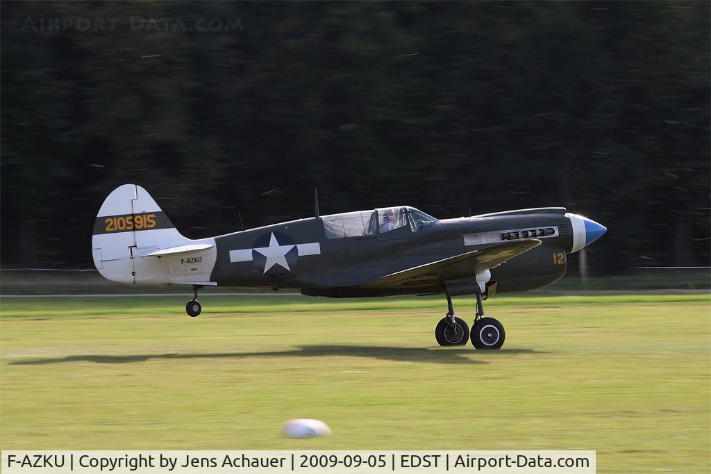F-AZKU, 1942 Curtiss P-40N Warhawk C/N 29677, Private Curtiss P-40N Kittyhawk