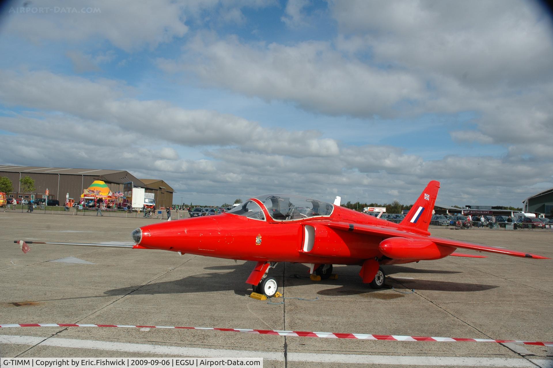 G-TIMM, 1962 Folland Gnat T.1 C/N FL519, 3. SX111 at The Duxford Air Show Sep 09