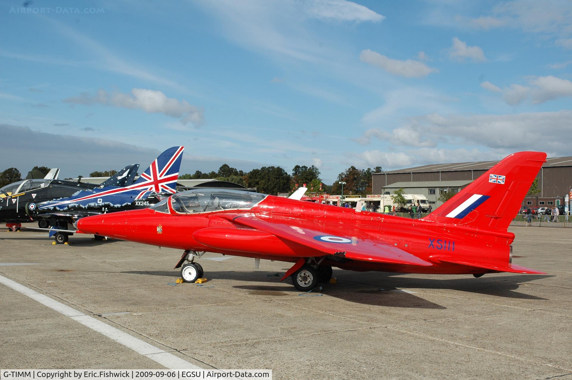 G-TIMM, 1962 Folland Gnat T.1 C/N FL519, 1. SX111 at The Duxford Air Show Sep 09