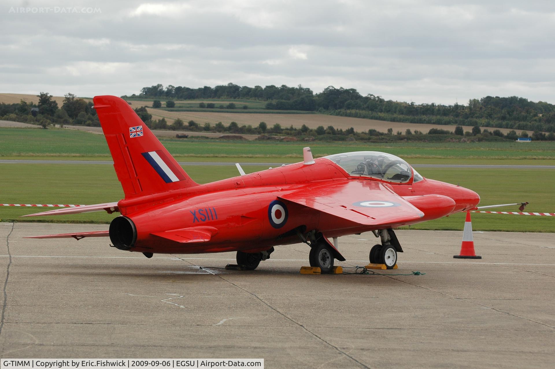 G-TIMM, 1962 Folland Gnat T.1 C/N FL519, 2. SX111 at The Duxford Air Show Sep 09