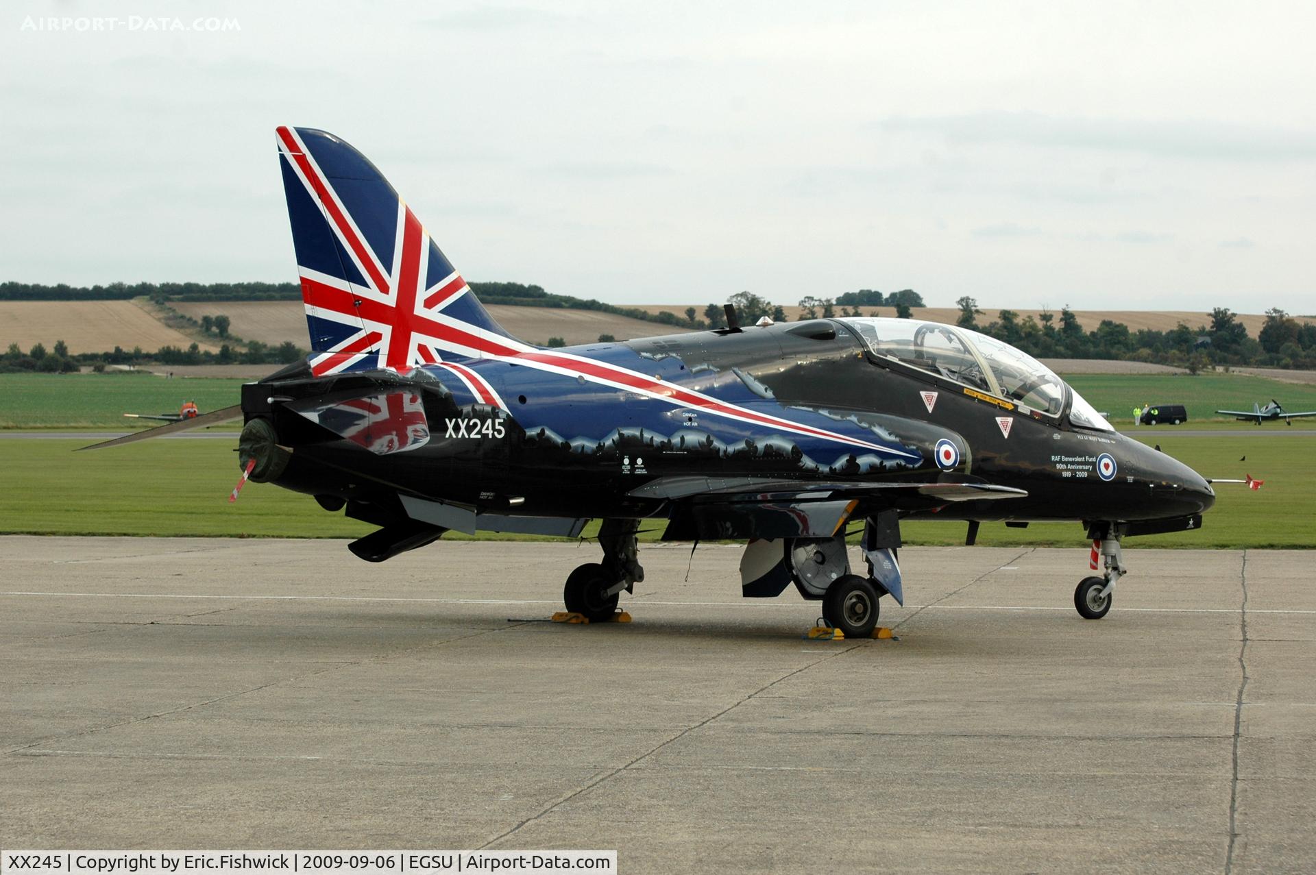 XX245, 1978 Hawker Siddeley Hawk T.1 C/N 081/312081, 2. XX245 - BAE Systems Hawk T1 at The Duxford Air Show Sep 09
