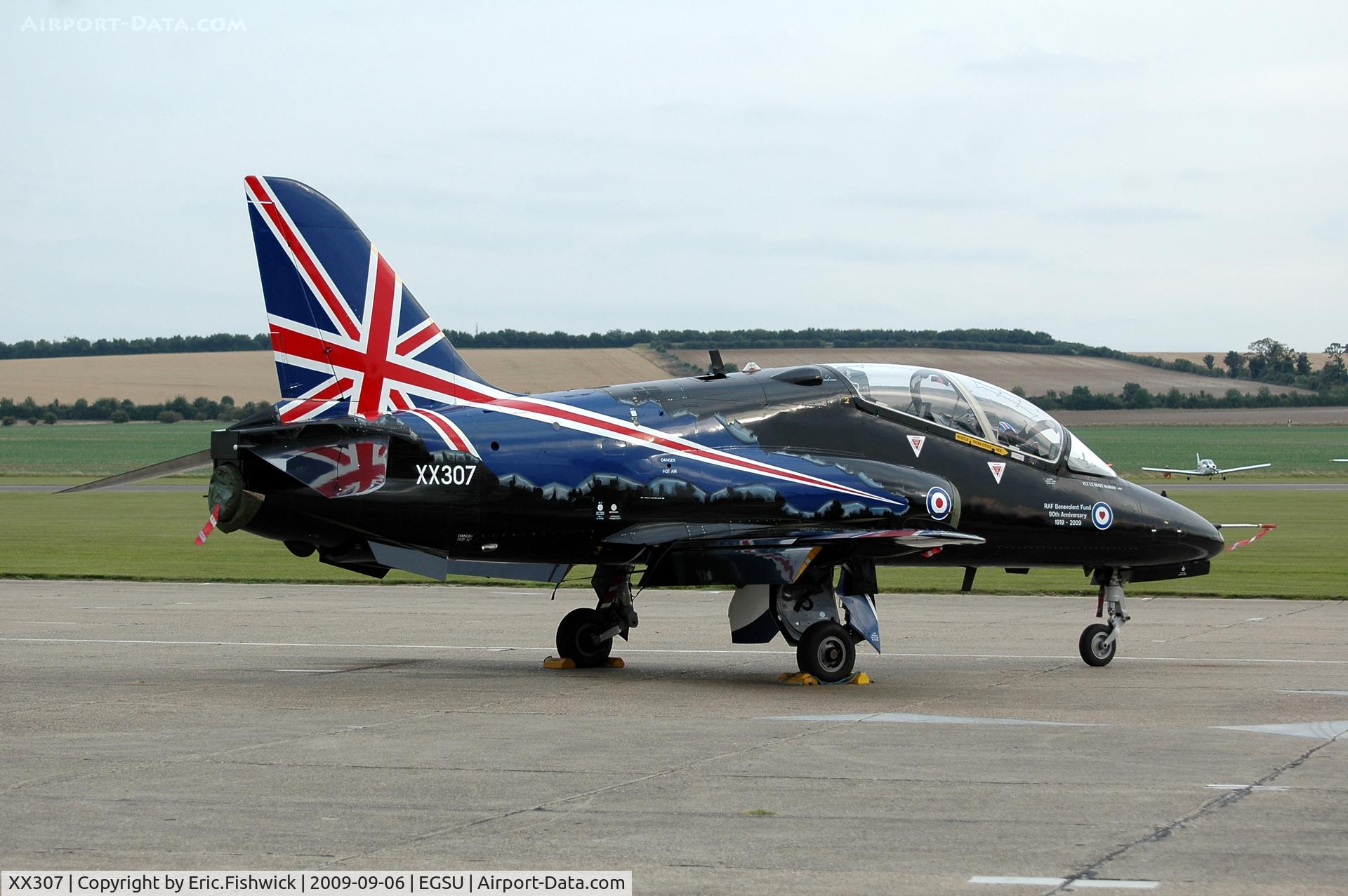 XX307, 1980 Hawker Siddeley Hawk T.1A C/N 141/312132, 2. XX307 - BAE Systems Hawk T1 at The Duxford Air Show Sep 09