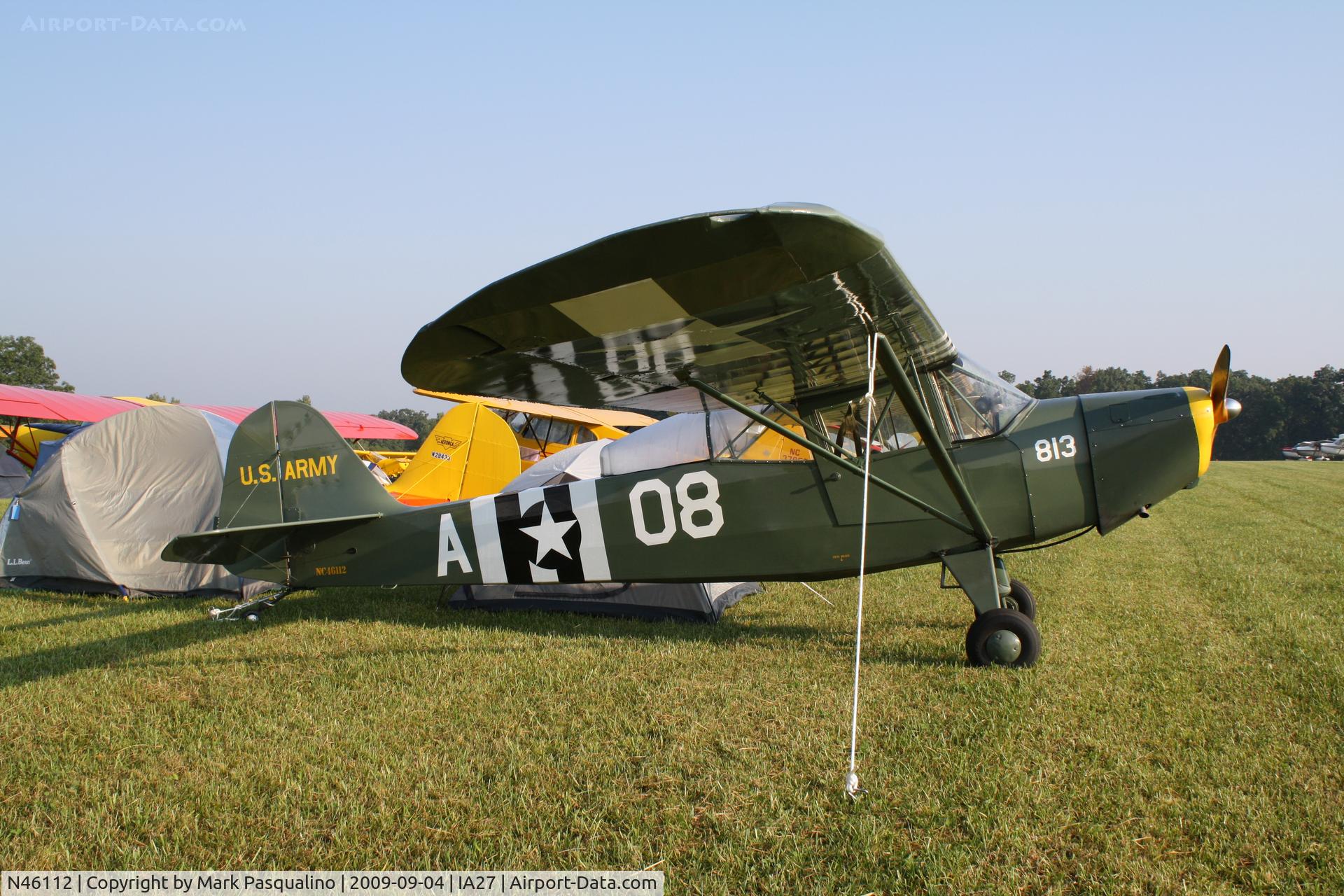 N46112, 1943 Taylorcraft DCO-65 C/N L-5572, Taylorcraft DCO-65