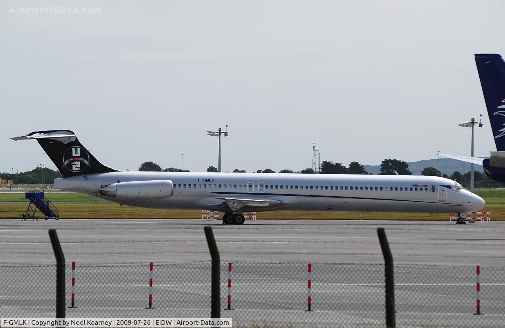 F-GMLK, 1988 McDonnell Douglas MD-83 (DC-9-83) C/N 49672, Leased to 'U2' for their world tour