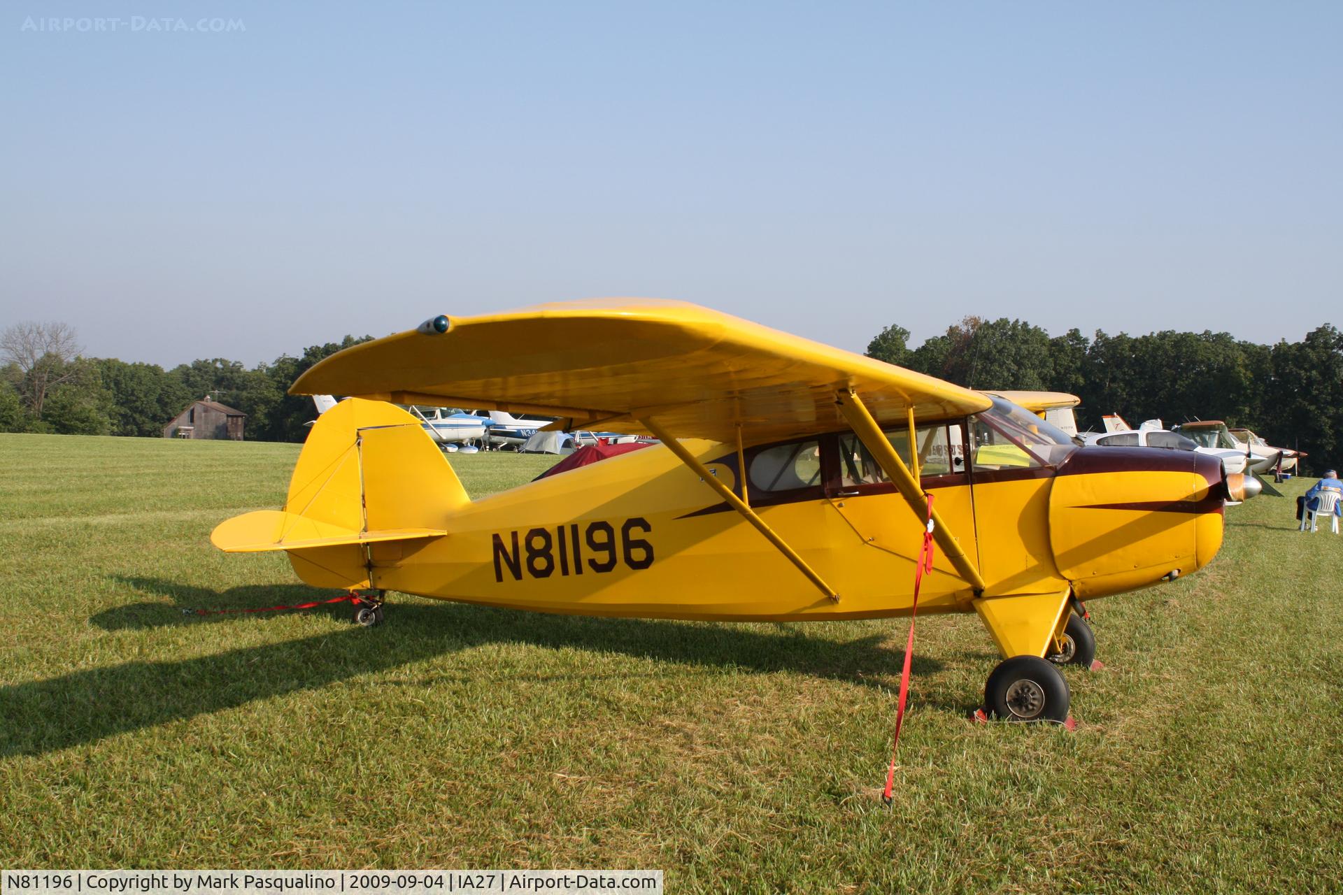 N81196, 1946 McClish Funk B85C C/N 324, Funk B85C