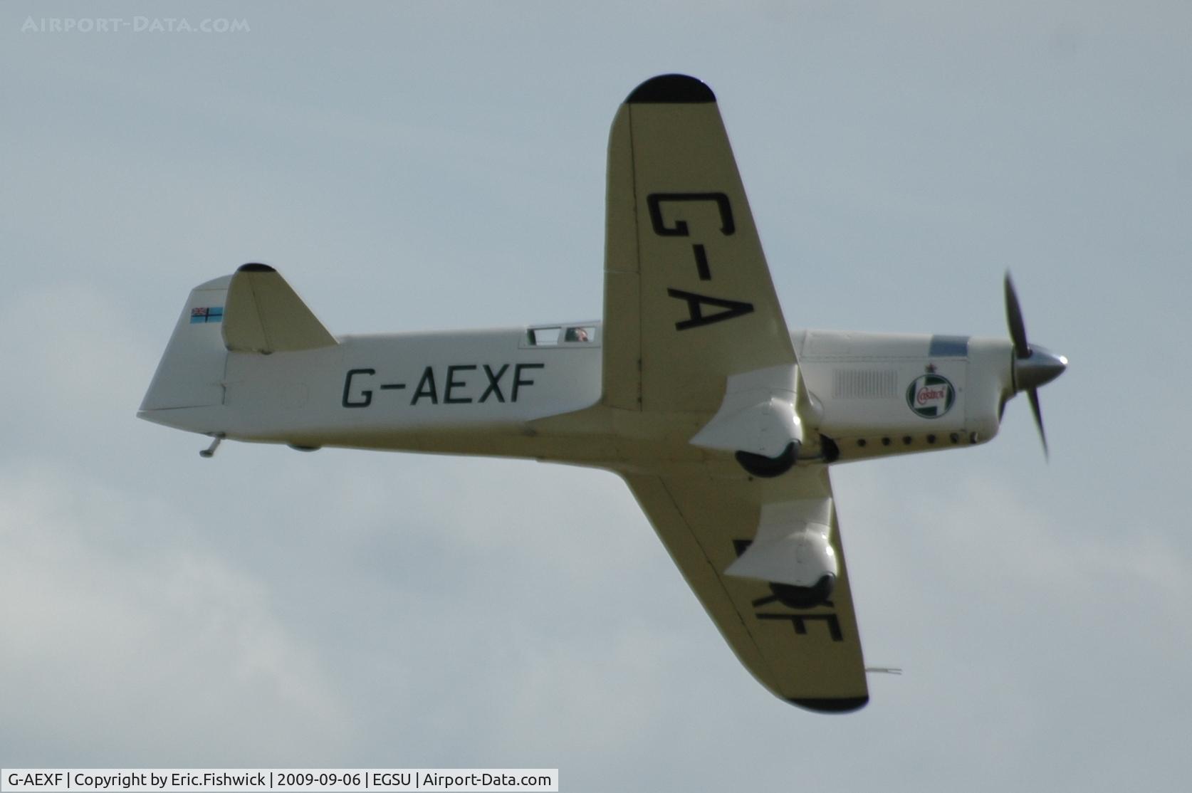 G-AEXF, 1936 Percival E-2H Mew Gull C/N E22, 44. G-AEXF at The Duxford Air Show Sep 09