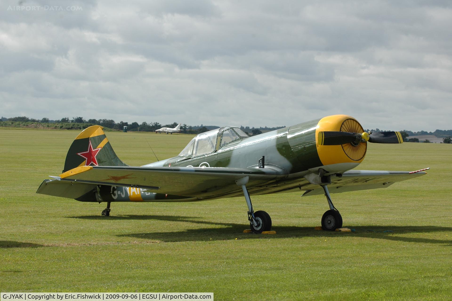 G-JYAK, 1985 Yakovlev Yak-50 C/N 853001, 3. G-JYAK (Team Aerostars) at The Duxford Air Show Sep 09