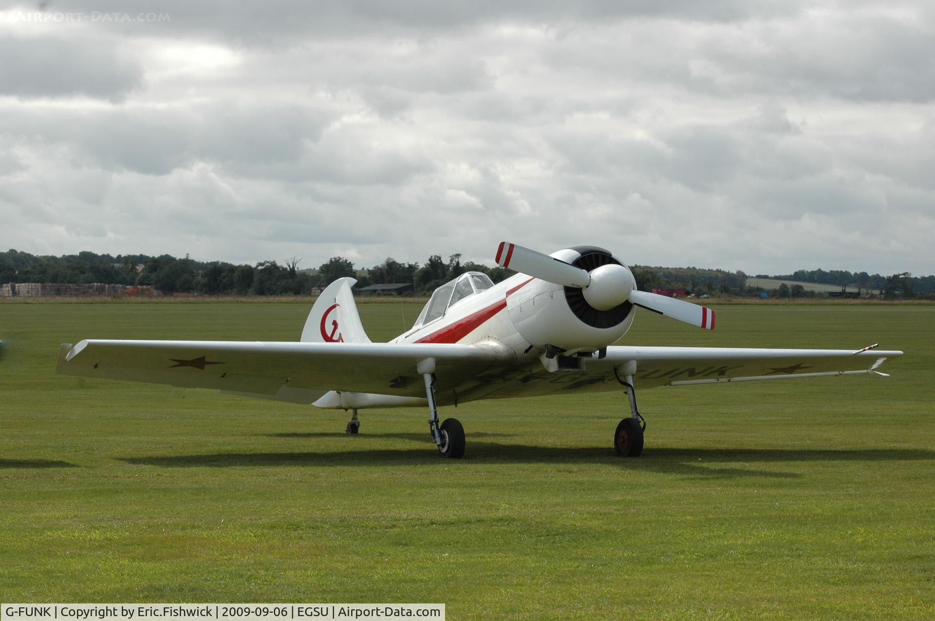 G-FUNK, 1985 Yakovlev Yak-50 C/N 852908, 3. G-FUNK (Team Aerostars) at The Duxford Air Show Sep 09