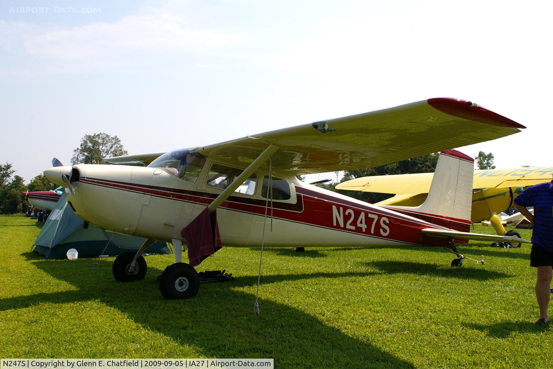 N247S, 2006 Cessna 180 (Bush Master Conv) C/N 001, At the Antique Airplane Association Fly In