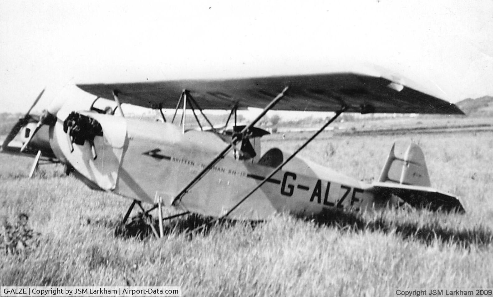 G-ALZE, 1951 Britten-Norman BN-1F Finibee C/N 1, BN1F