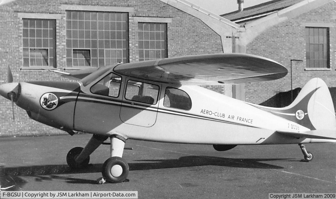 F-BGSU, 1956 Aubert PA-204 Cigale-Major C/N 102, Aubert Super Cigale 1