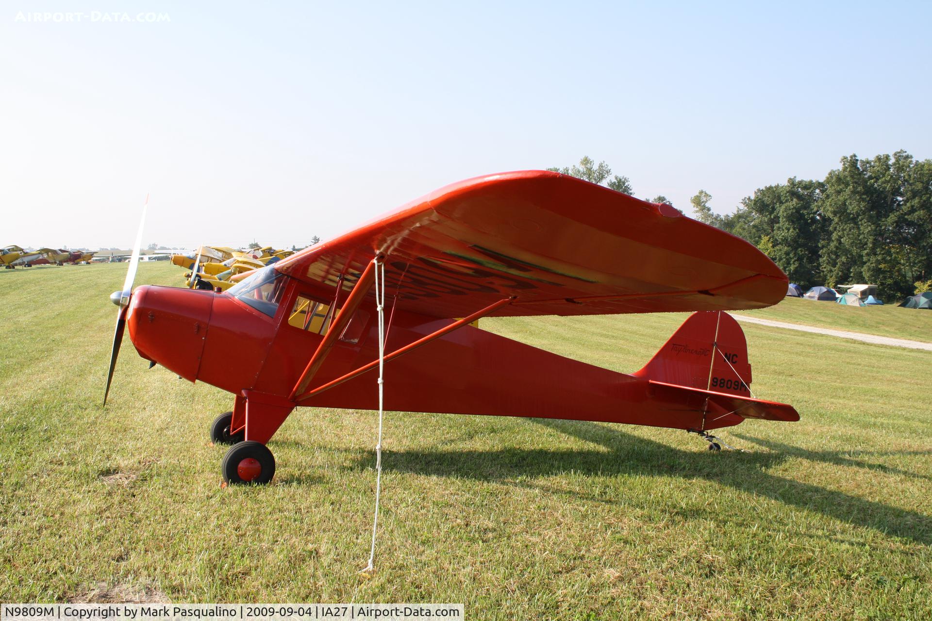 N9809M, 1946 Taylorcraft BC12-D1 C/N 10784, Taylorcraft BC12-D1