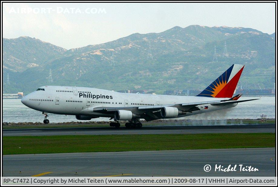 RP-C7472, 1993 Boeing 747-4F6 C/N 27262, Philippine Airlines