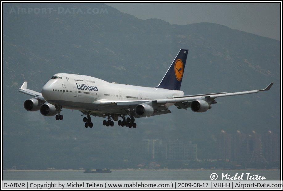 D-ABVR, 1997 Boeing 747-430 C/N 28285, Lufthansa
