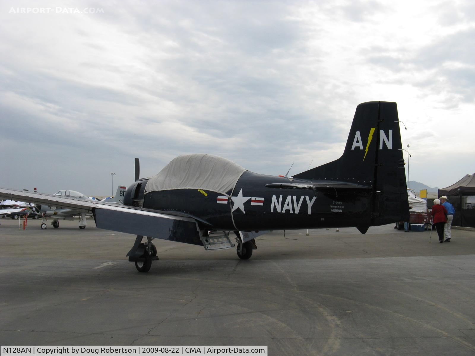 N128AN, 1951 North American T-28S Fennec C/N 96, Sud-aviation S.n.c.a. T-28S FENNEC (Desert Fox), Wright R-1820-B Cyclone 1,425 Hp