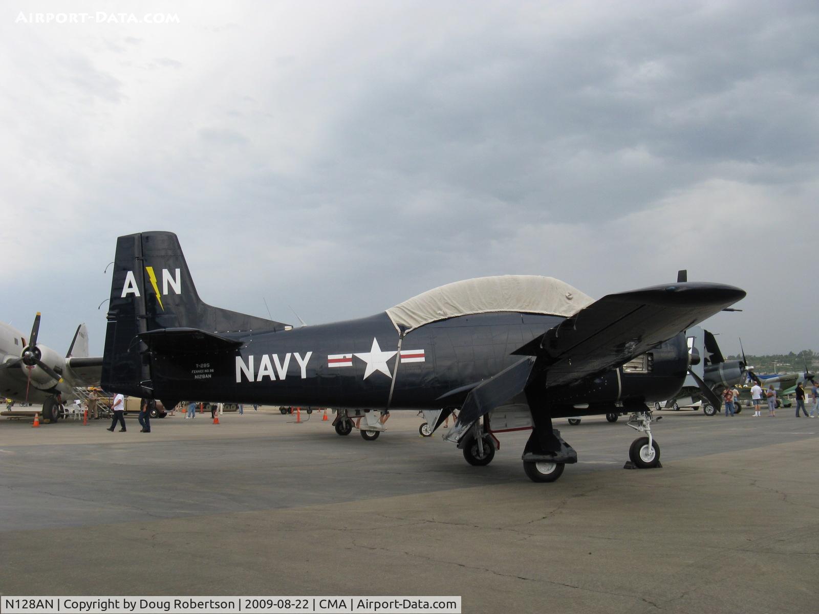 N128AN, 1951 North American T-28S Fennec C/N 96, Sud-aviation S.n.c.a. T-28S FENNEC (Desert Fox), Wright R-1820-B Cyclone 1,425 Hp