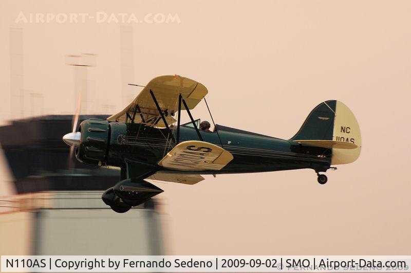 N110AS, 2005 Waco YMF-F5C C/N F5C110, Santa Monica Municipal Airport.