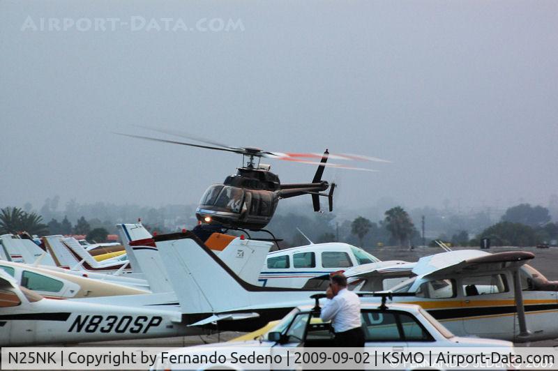 N25NK, 2008 Bell 407 C/N 53885, At Santa Monica Municipal Airport.