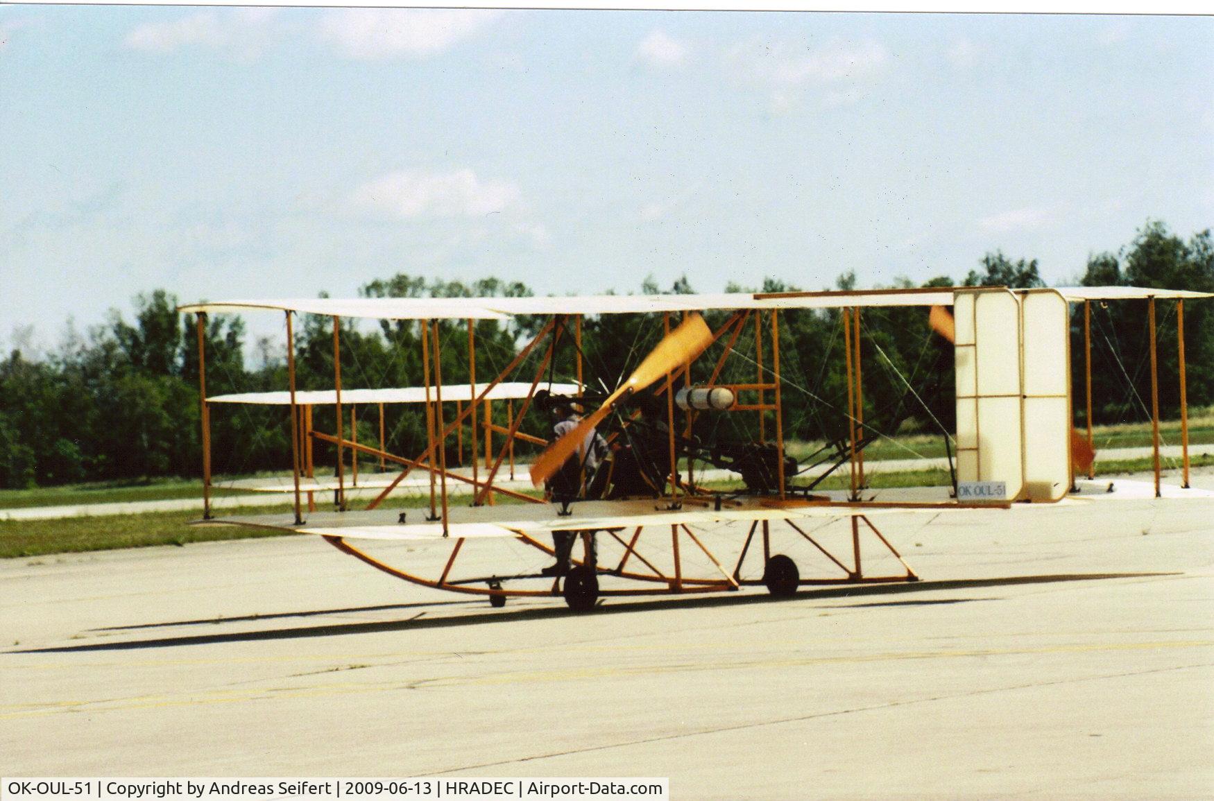 OK-OUL-51, Wright Flyer III Replica C/N Not found OK-OUL-51, Hradec Kralove 13.6.2009