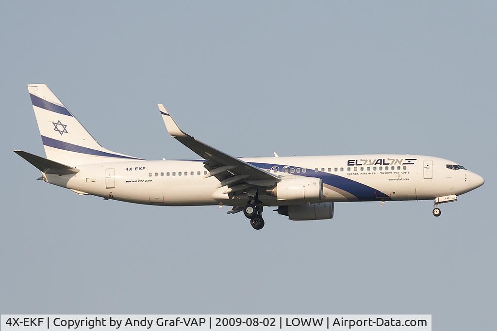 4X-EKF, 2008 Boeing 737-8HX C/N 29638, El Al 737-800