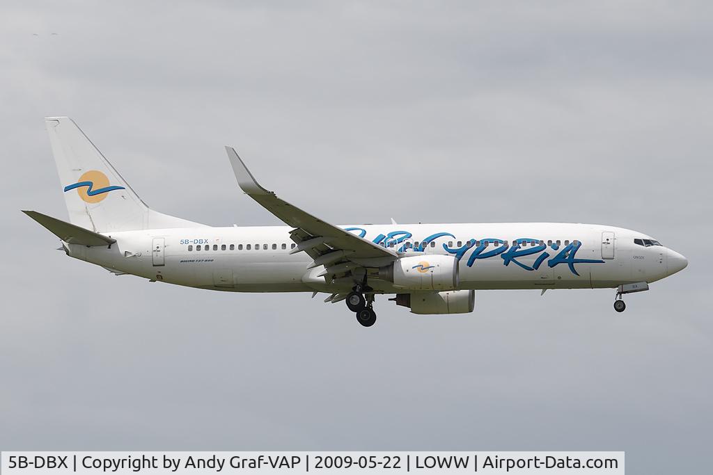 5B-DBX, 2003 Boeing 737-8Q8 C/N 33699, Eurocypria 737-800
