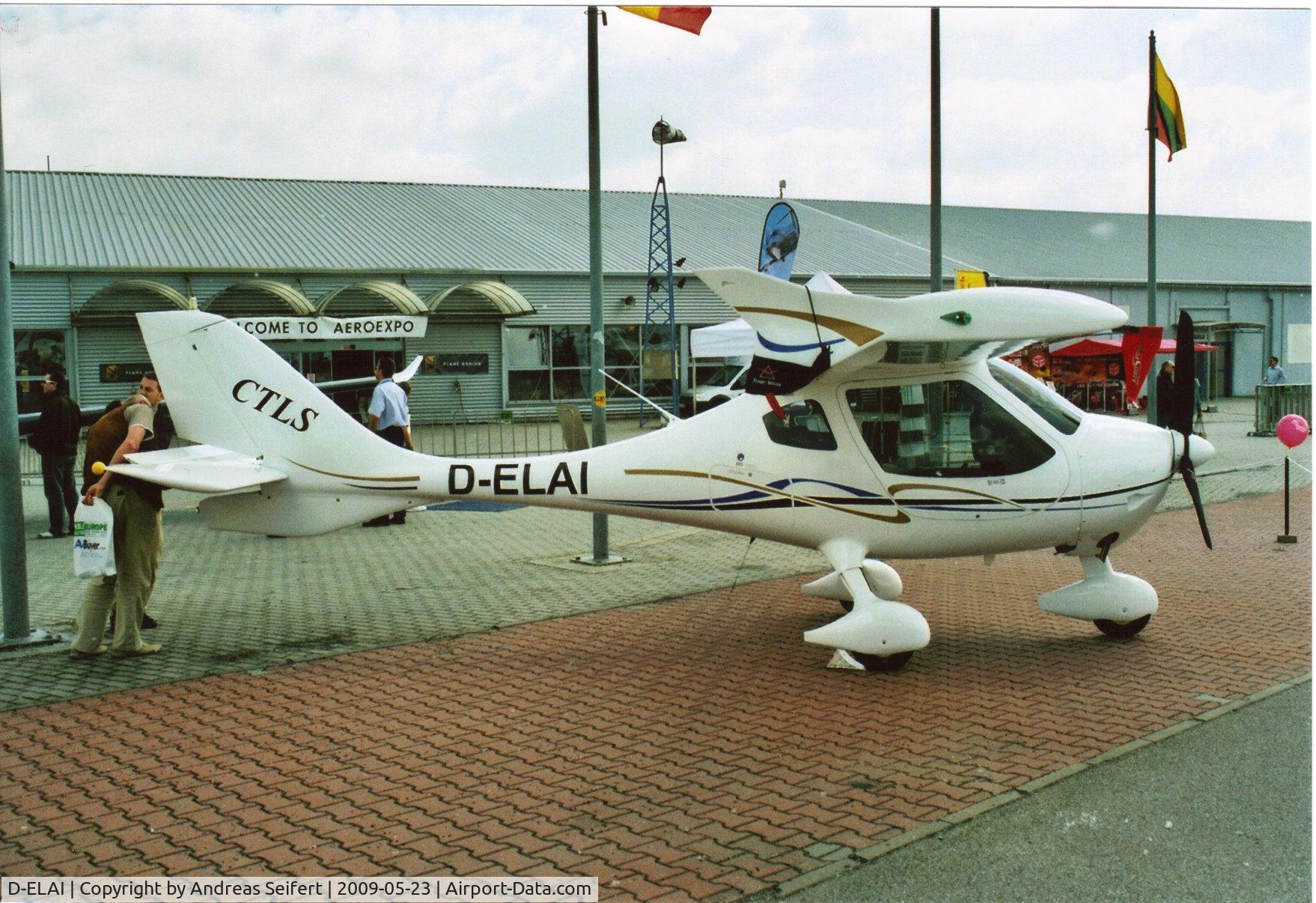 D-ELAI, 2009 Flight Design CTLS C/N F-09-04-06, Aero Expo Prag Letnany 23.5.2009