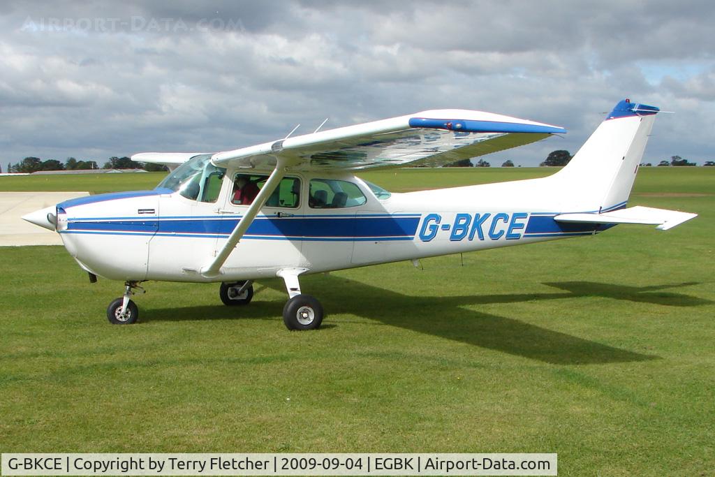 G-BKCE, 1982 Reims F172P Skyhawk C/N 2135, Visitor to the 2009 Sywell Revival Rally