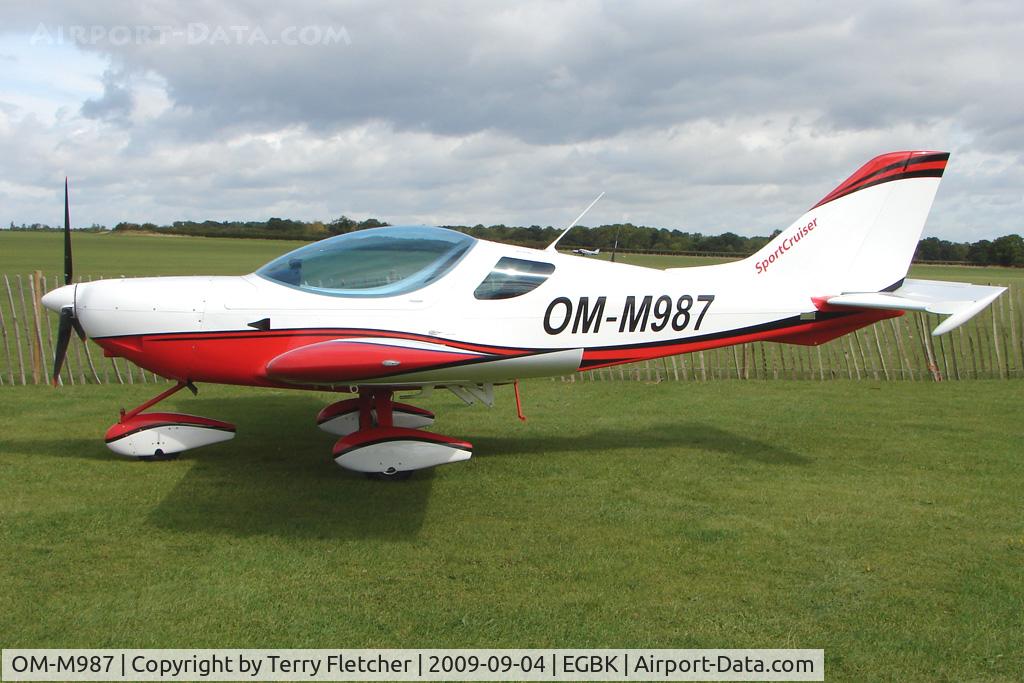 OM-M987, 2009 CZAW SportCruiser C/N 09SC275, Exhibitor at LAA Stands at 2009 Sywell Revival Rally